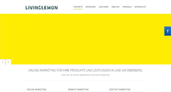 Desktop Screenshot of livinglemon.com